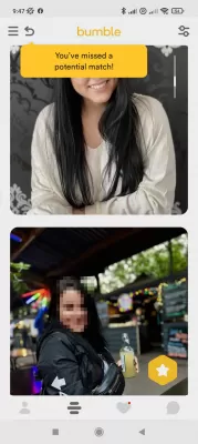 Bumble Tipps und Tricks: Finden Sie die beste Beziehung! : Potenzielles Match beim Bumble verpasst, indem sie die richtigen Profile nicht mögen